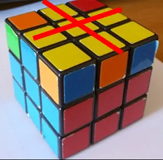 Croce sul Cubo di Rubik